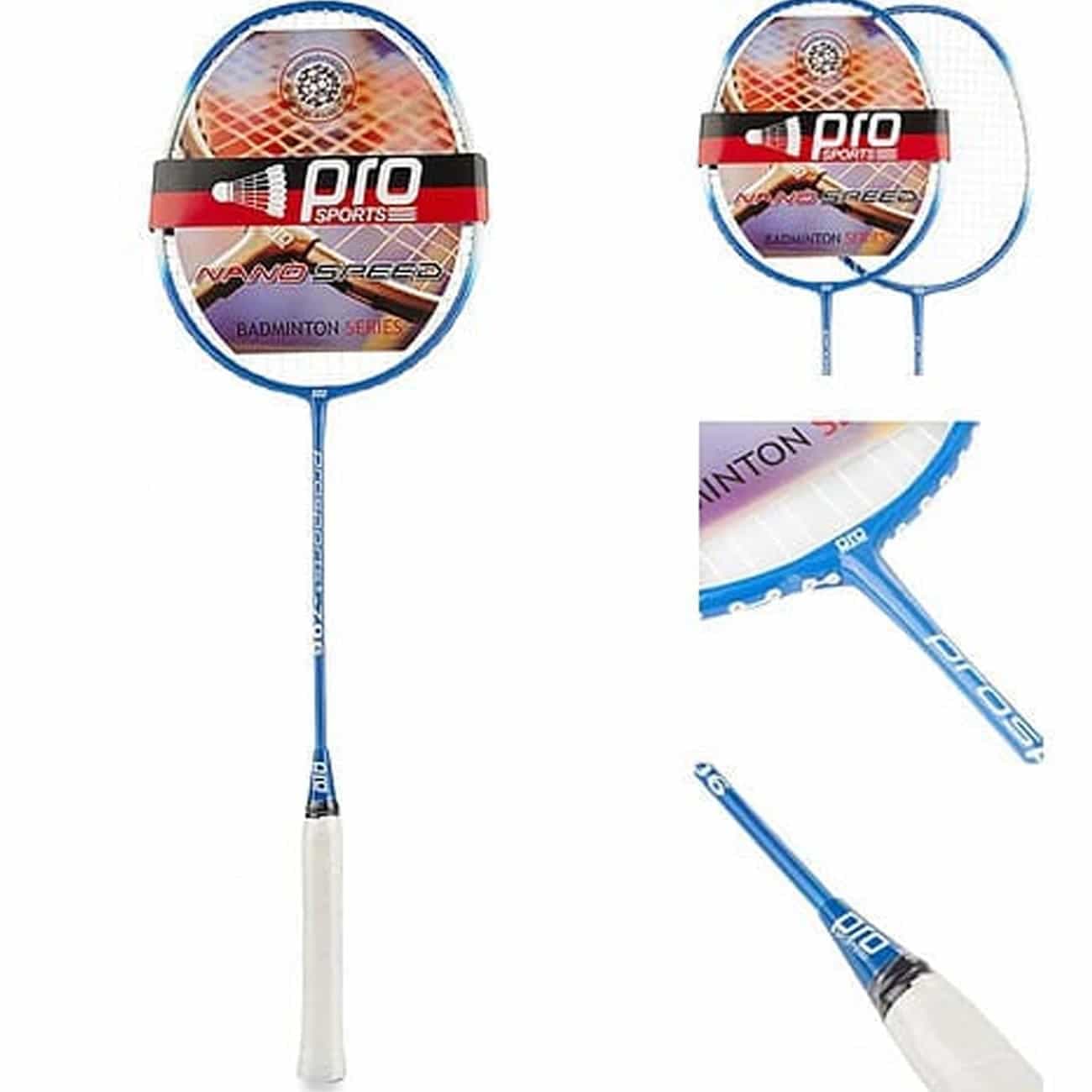 راکت بدمینتون پرواسپورتز Pro Sports مدل PSW-3008 دو عددی — تصویر ۱۰