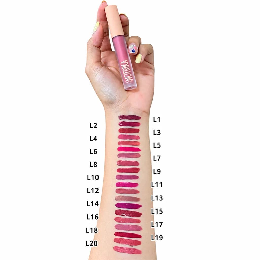رژلب مايع 24 ساعته نوتريكا- L14 – NOTRIKA VIOLET — تصویر ۵