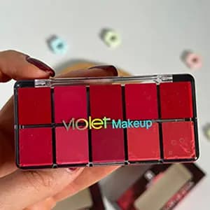 پالت رژ لب ویولت 10 رنگ — تصویر ۸