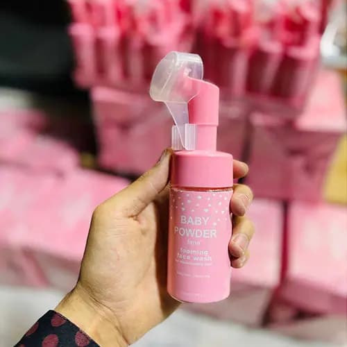 فوم شستشوی صورت براش دار baby powder — تصویر ۸