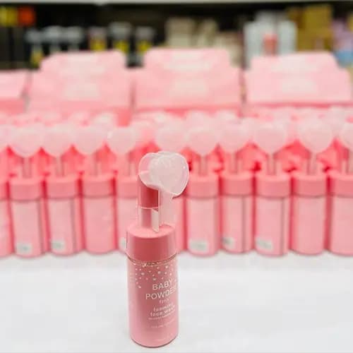 فوم شستشوی صورت براش دار baby powder — تصویر ۴