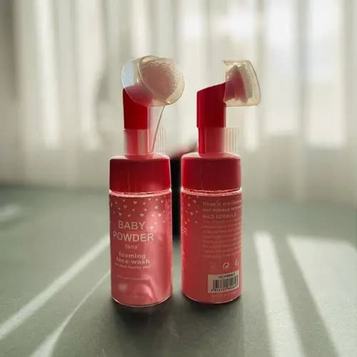 فوم شستشوی صورت براش دار baby powder — تصویر ۵