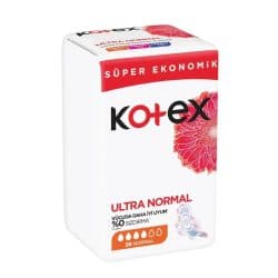 نوار بهداشتی کوتکس Kotex مدل اولترا نرمال بسته 24 عددی