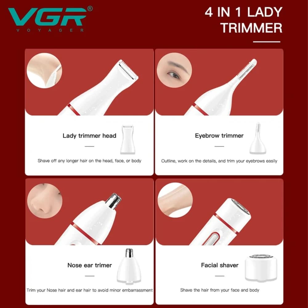 موزن گوش و بینی 4 کاره وی جی آر V-725 — تصویر ۱۲
