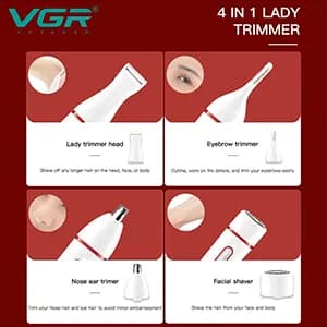 موزن گوش و بینی 4 کاره وی جی آر V-725 — تصویر ۲