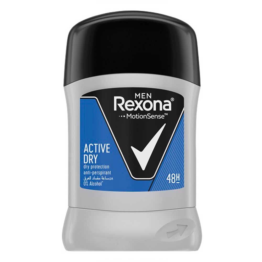 استیک ضد تعریق مردانه رکسونا Rexona مدل Active Dry وزن 50 گرم
