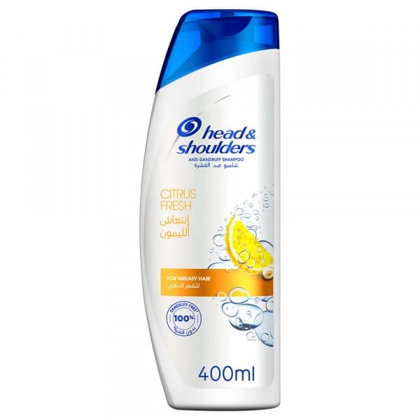 شامپو هد اند شولدرز Head & Shoulders مدل Citrus Fresh حجم 400 میلیلیتر — تصویر ۲