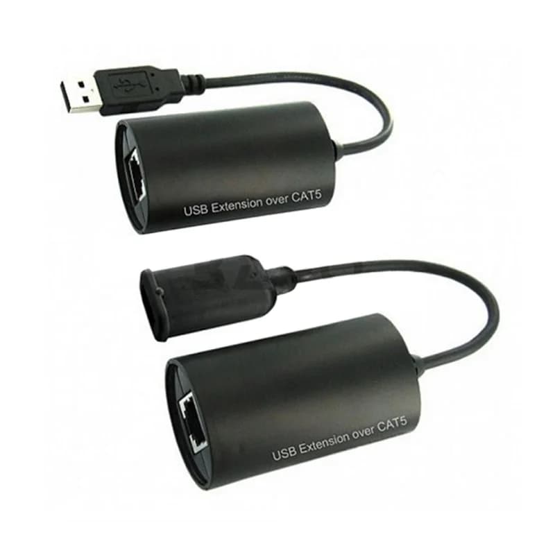 تبدیل افزایش طول USB 2.0 تحت شبکه 40 متری بافو مدل BF-4902 — تصویر ۲