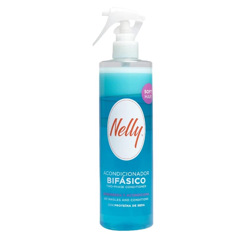 اسپری مو دوفاز آبرسان نلی Nelly مدل Soft Hair حجم 400ml