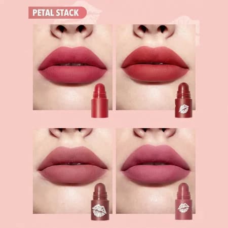 رژلب 4تایی شیگلم مدل MEGA LIP STACKS — تصویر ۱۱