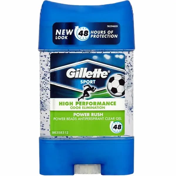 ژل ضد تعریق مردانه ژیلت Gillette مدل Power Rush دانه دار