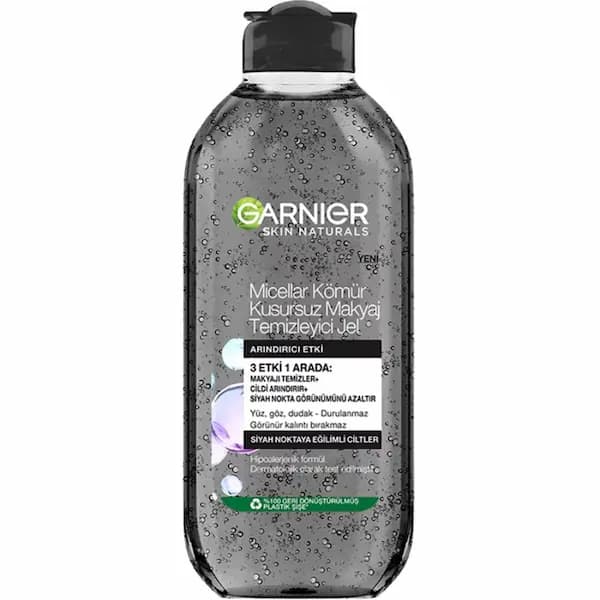ژل میسلار پاک کننده آرایش ذغال فعال گارنیر Garnier 400 میل