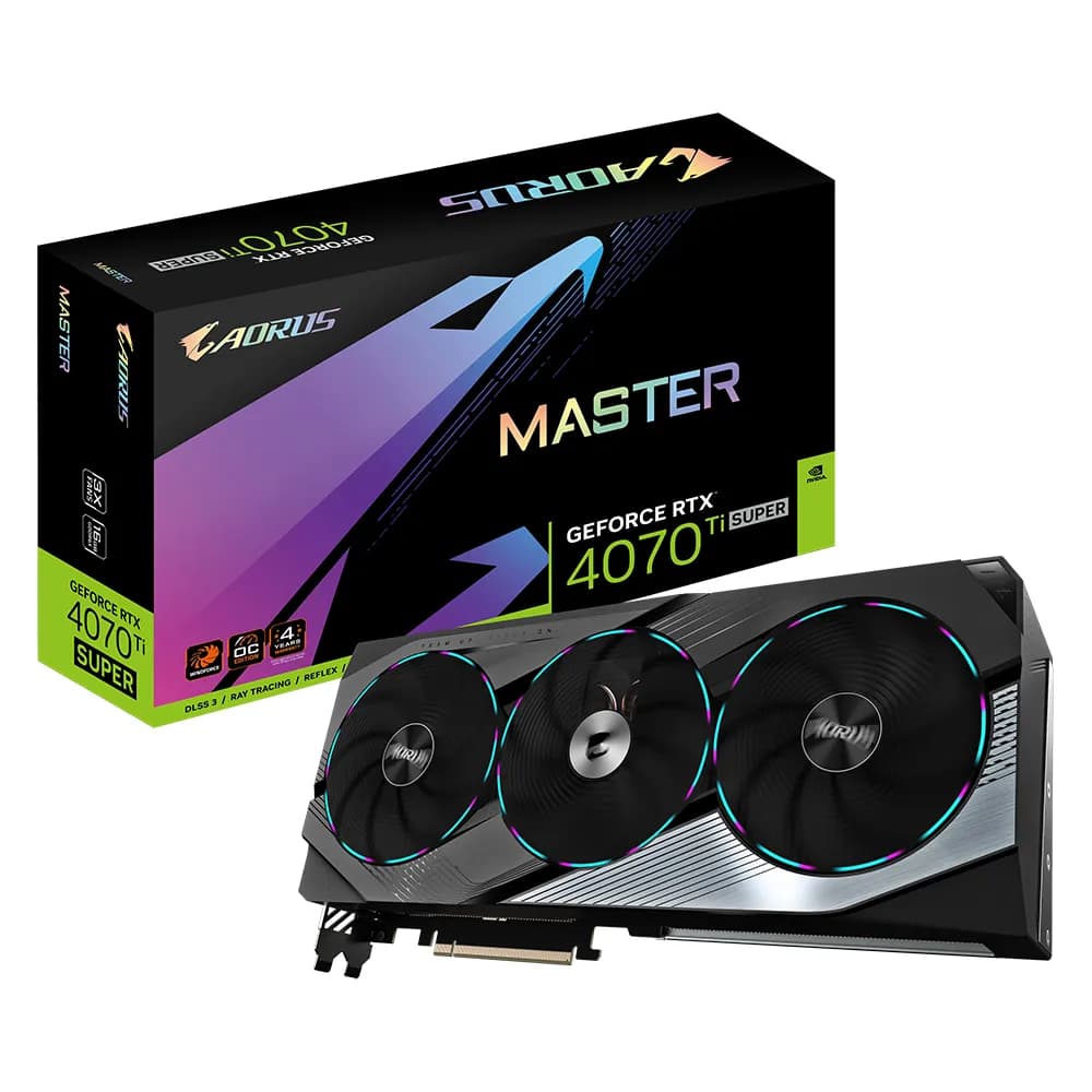 کارت گرافیک گیگابایت AORUS RTX 4070 Ti SUPER MASTER 16G