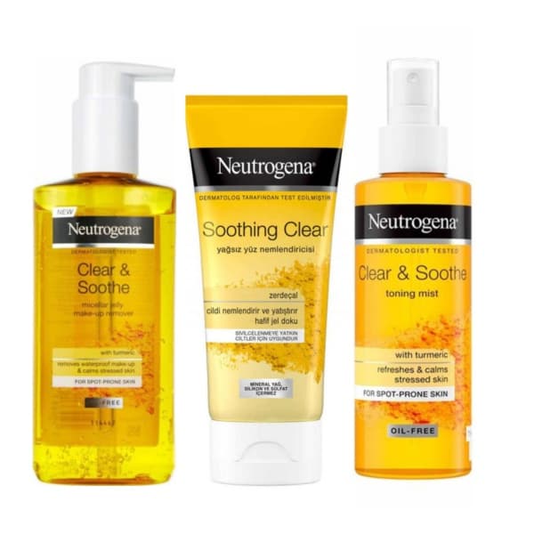آبرسان صورت حاوی عصاره زردچوبه حجم نوتروژینا Neutrogena 75 میل — تصویر ۴