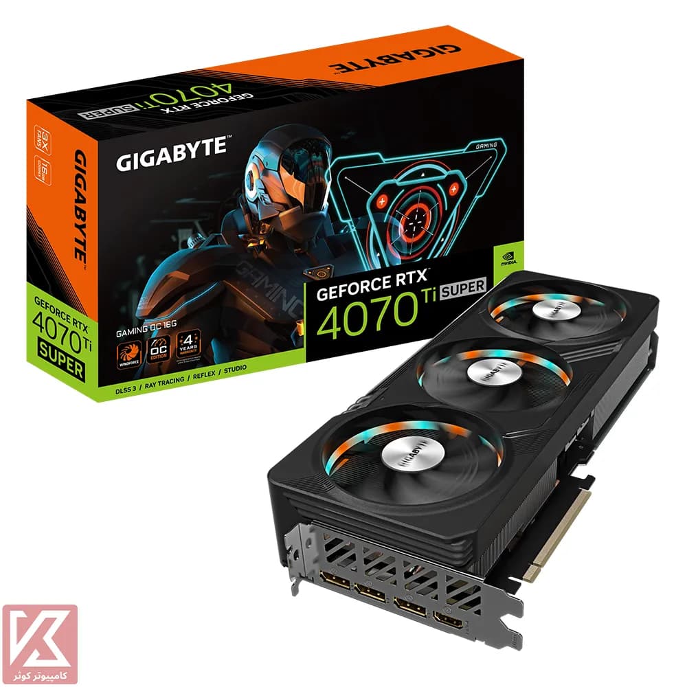 کارت گرافیک گیگابایت RTX 4070 Ti SUPER GAMING OC 16G — تصویر ۲