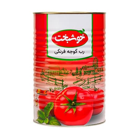 رب گوجه فرنگی خوشبخت مقدار 4300 گرم