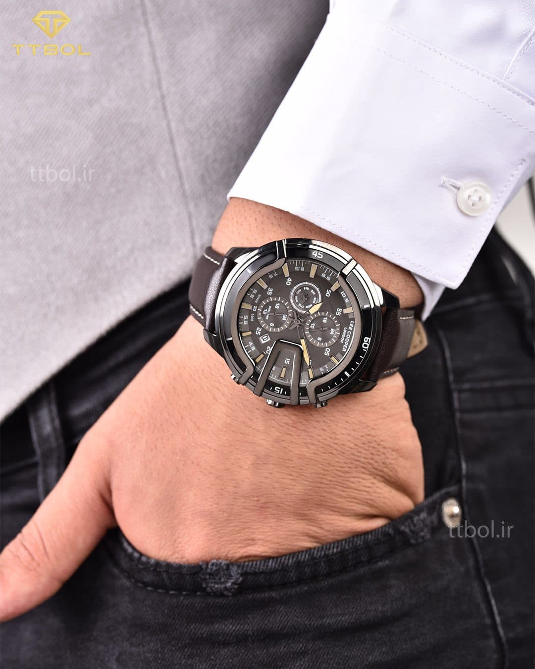 ساعت مچی لی کوپر مردانه مدل LEE COOPER LC07468.651 — تصویر ۶