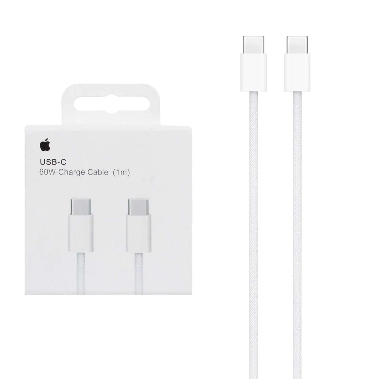 کابل شارژ فست Apple Type-C To Type-C مدل MW493ZM/A A2795 60W – سفید – MMS (گارانتی شش ماهه YA) — تصویر ۳