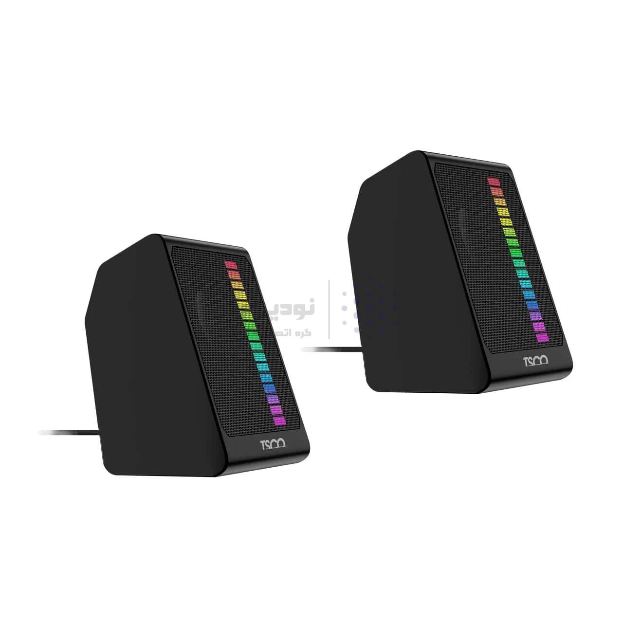 اسپیکر رومیزی (دسکتاپ) دو تکه TSCO مدل TS 2057 – مشکی — تصویر ۱۱