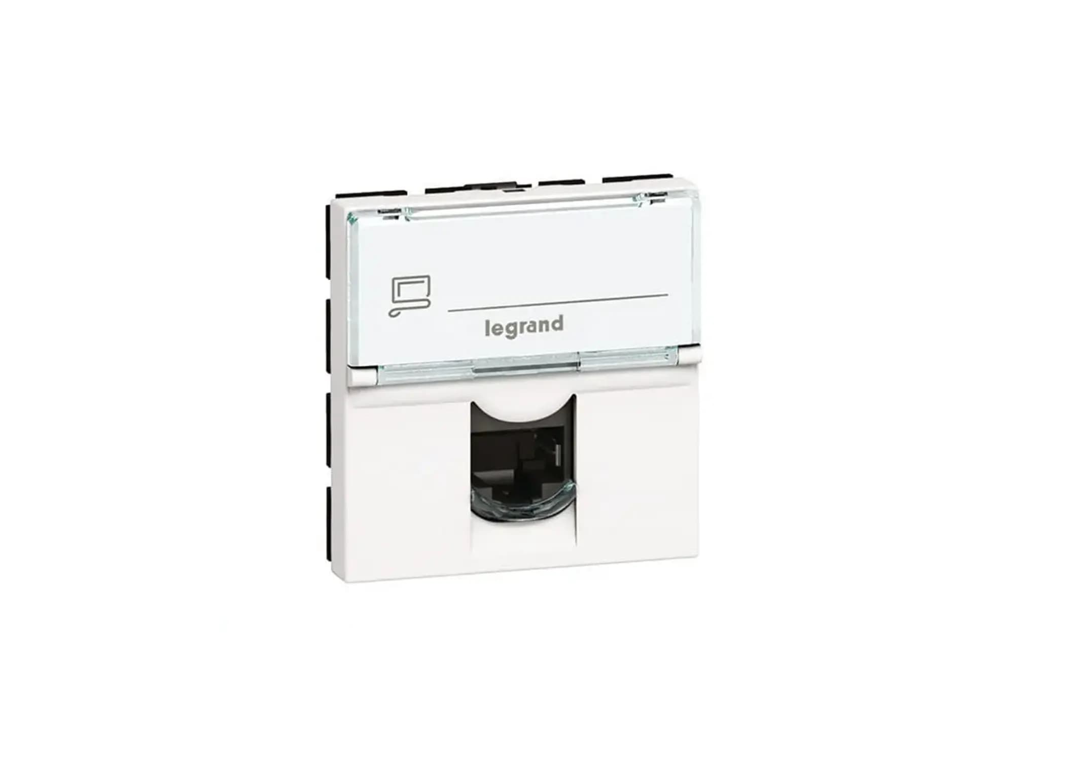 کیستون شبکه لگراند CAT6A UTP دو ماژول پهن