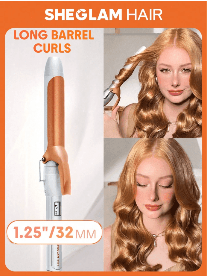 SHEGLAM HAIR It-Curl Iron فر کننده مو 32mm — تصویر ۵