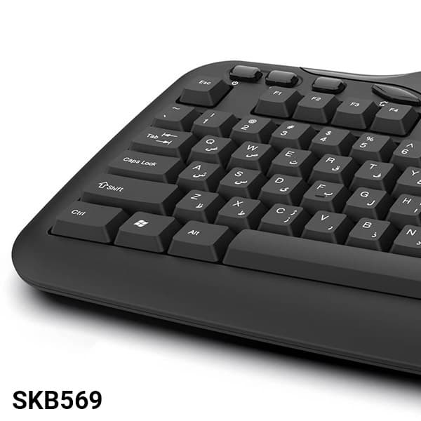 کیبورد باسیم سیبراتون مدل SKB569 — تصویر ۶
