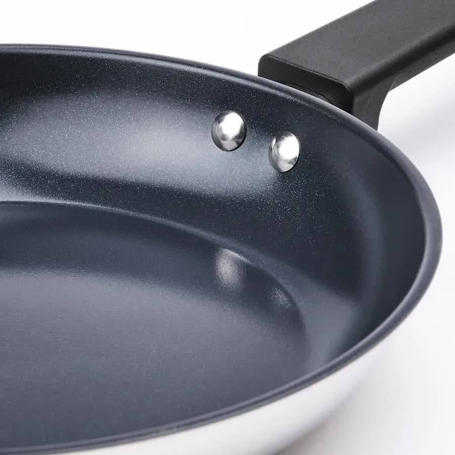 ماهیتابه ست 2 عددی با روکش نچسب ایکیا استیل ضد زنگ مدل MIDDAGSMAT — تصویر ۱۲
