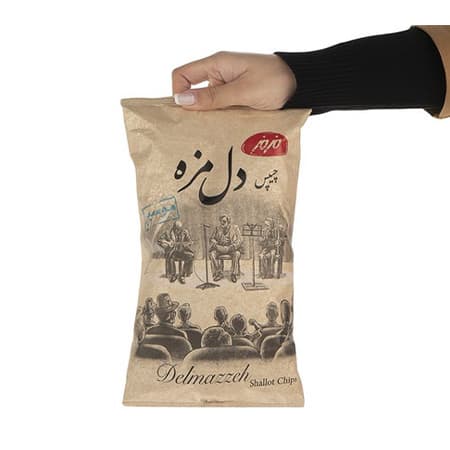 چیپس مزمز با طعم موسیر مقدار 95 گرم — تصویر ۴