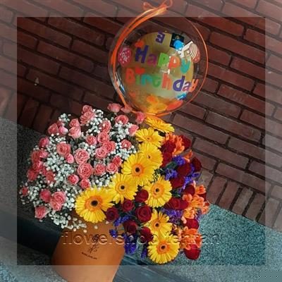 باکس گل ولنتاین ؛ هدیه‌ای شیک برای تولد و سالگرد