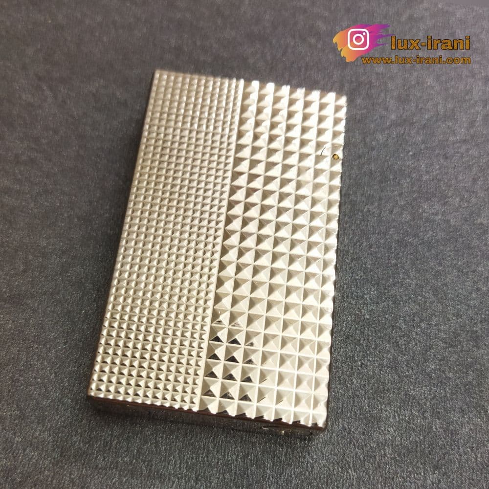 فندک دپونت نقره ای چهارخونه ، های کپی — تصویر ۱۰