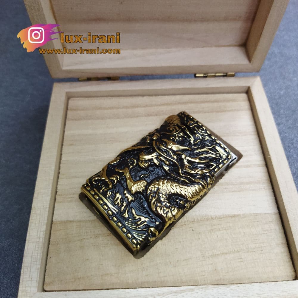فندک ایمکو اتریش پلاک برجسته مدل 6800 — تصویر ۶