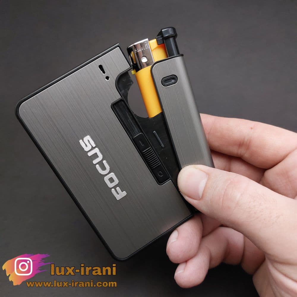 جعبه سیگار فندک خور Focus طرح 3 — تصویر ۲
