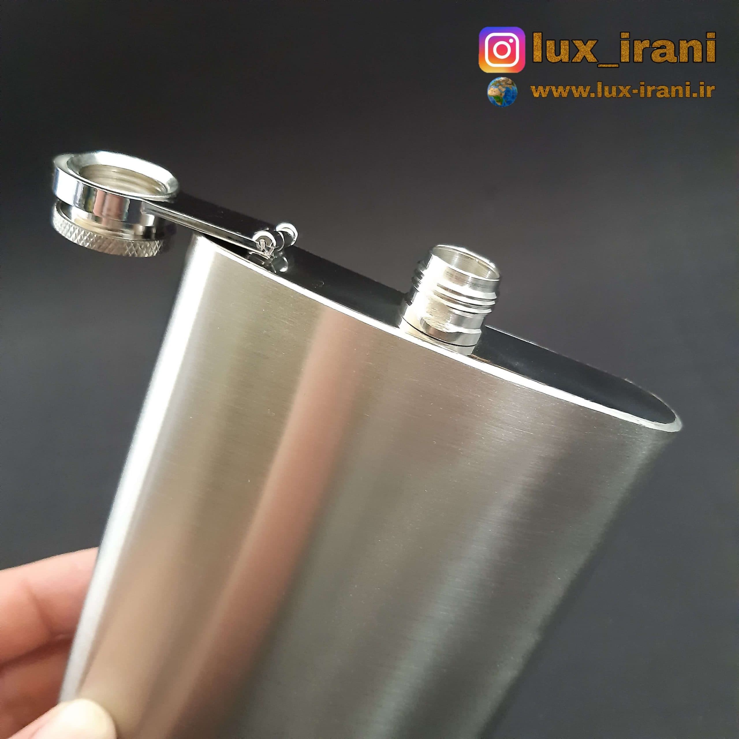 فلاسک جیبی طرح اثر انگشت N11 — تصویر ۴