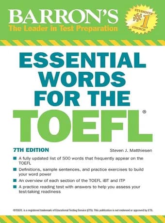 Essential Words for Toefl 7th Edition اسنشیال وردز فور آیلتس تافل ویرایش هفتم — تصویر ۶
