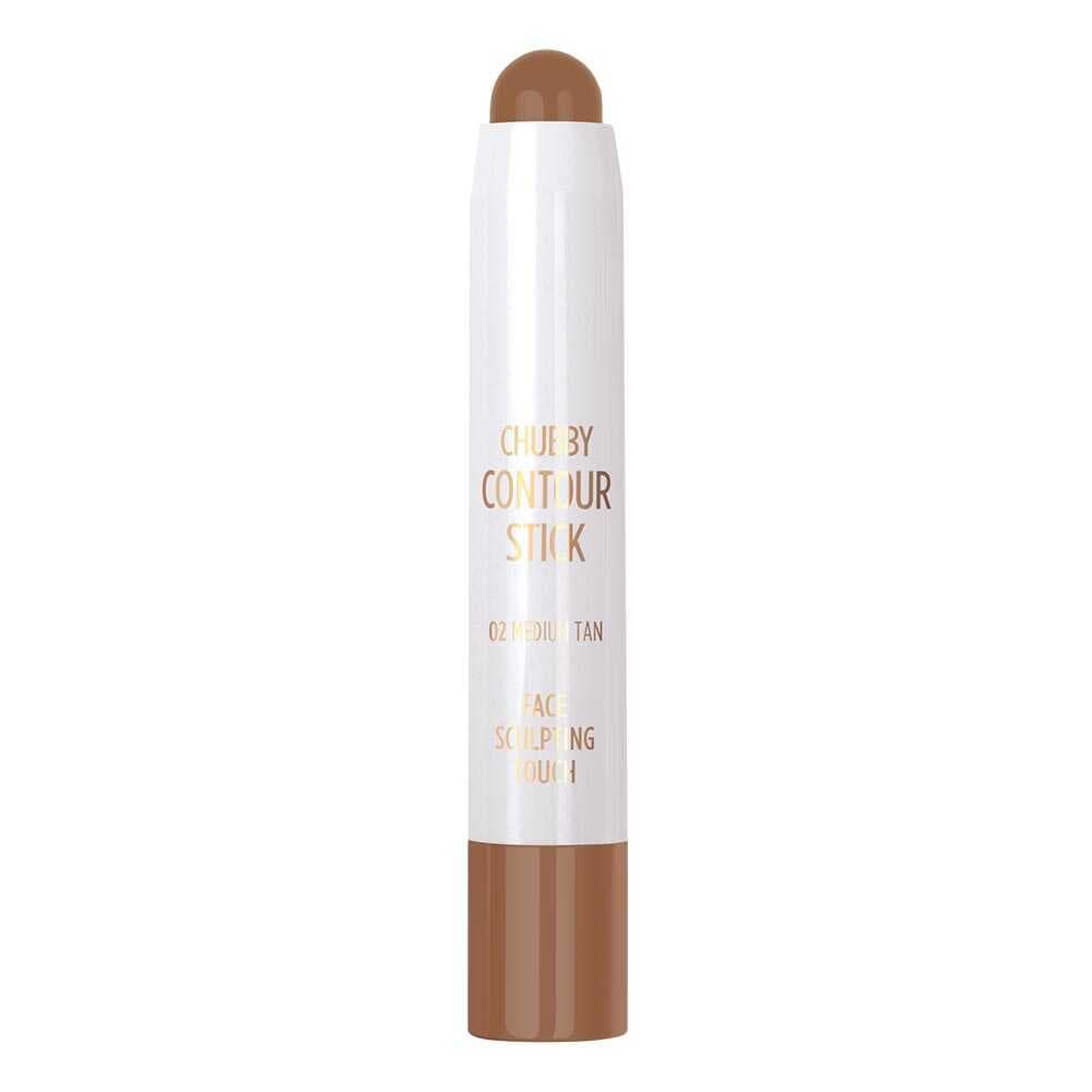 کانتور استیکی گلدن رز مدل CHUBBY شماره 02 رنگ Medium Tan — تصویر ۱۰