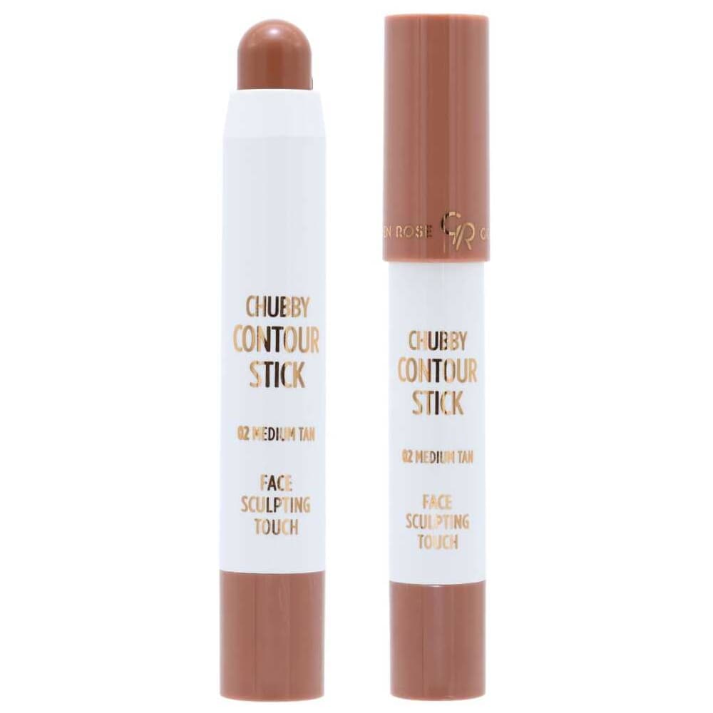 کانتور استیکی گلدن رز مدل CHUBBY شماره 02 رنگ Medium Tan — تصویر ۸
