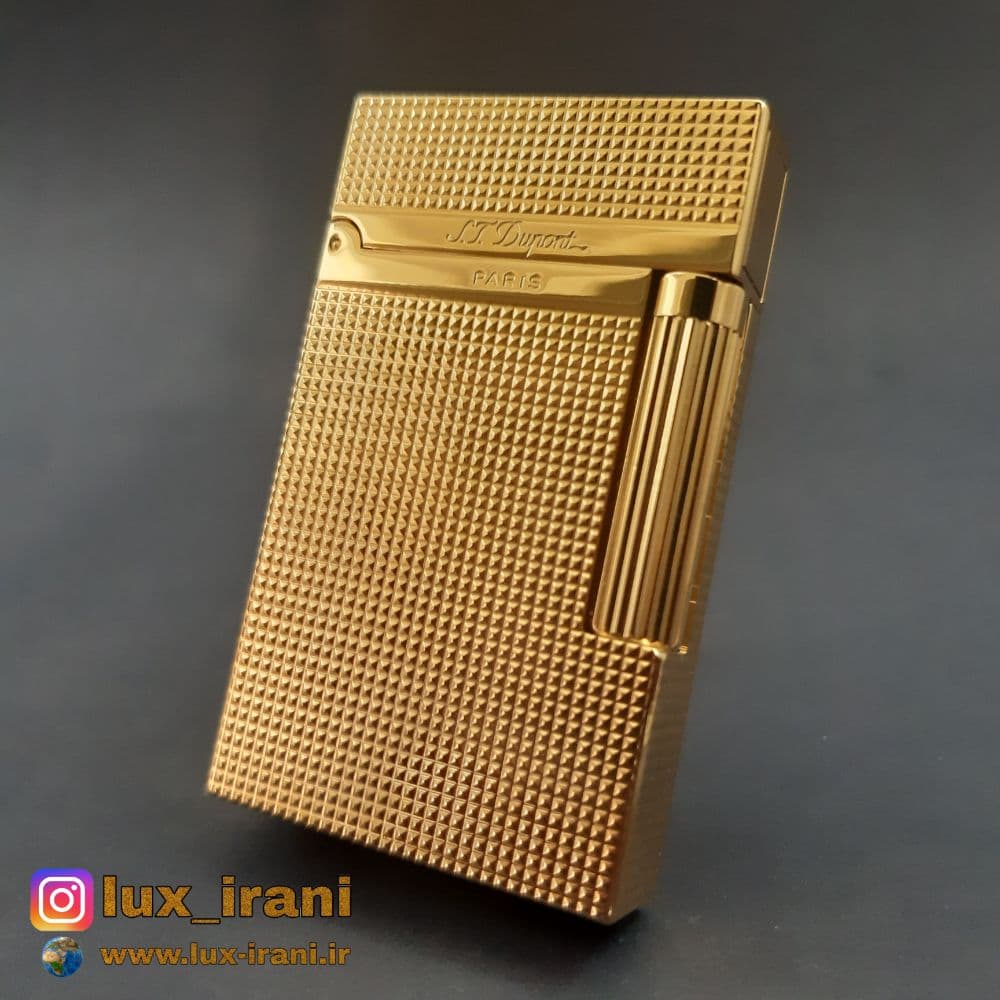 فندک دپونت چهارخونه ریز ، های کپی — تصویر ۸