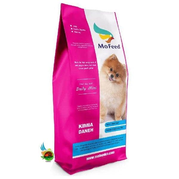 غذای خشک سگ بالغ نژاد کوچک مفید Mofeed small dog food daily وزن 1.5 کیلوگرم