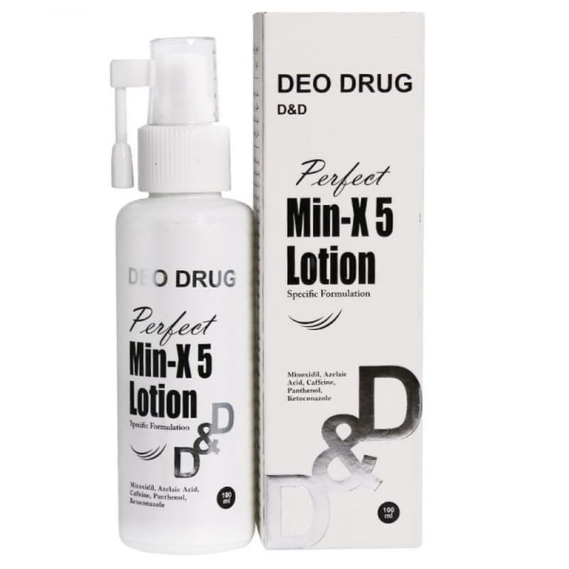 محلول تقویت کننده و ضد ریزش مو دئودراگ هرتونیک ماینوکسیدیل 5% مناسب موهای مستعد ریزش، حجم 60 میلی‌لیتر — تصویر ۲