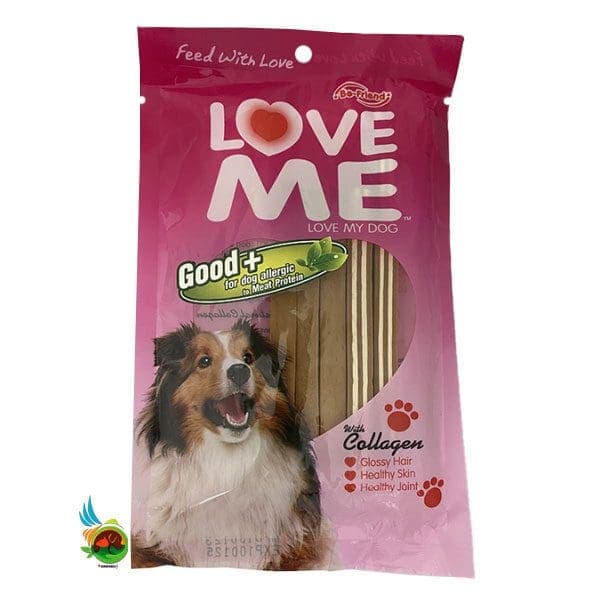 اسنک تشویقی لاومی با طعم جگر مخصوص سگ Love me liver flavour وزن ۸۰ گرم