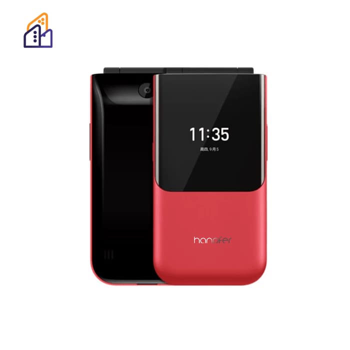 گوشی هانوفرHanofer 2760 (2024)Flip دارای دو سیم‌کارت با دو نمایشگر جذاب — تصویر ۳