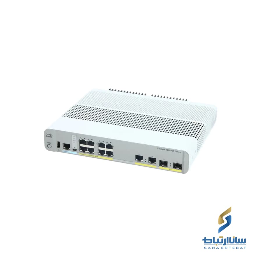 سوییچ ۸ پورت POE سیسکو مدل 3560CX-8PC-S — تصویر ۲