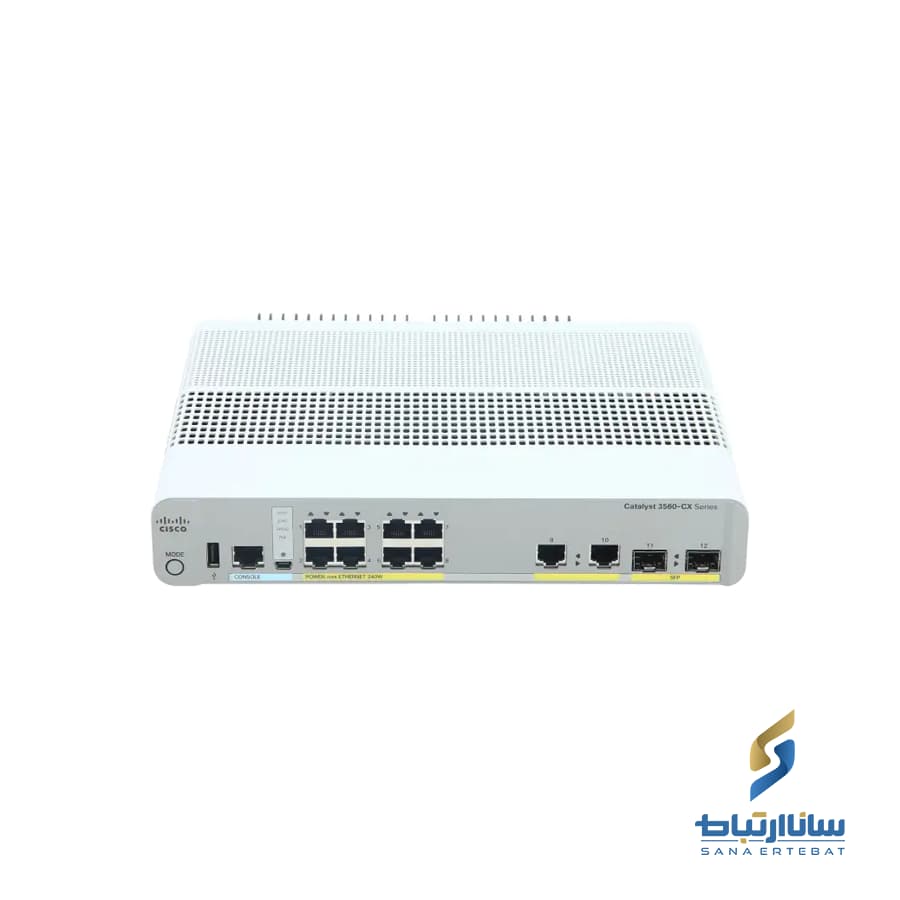 سوییچ ۸ پورت POE سیسکو مدل 3560CX-8PC-S