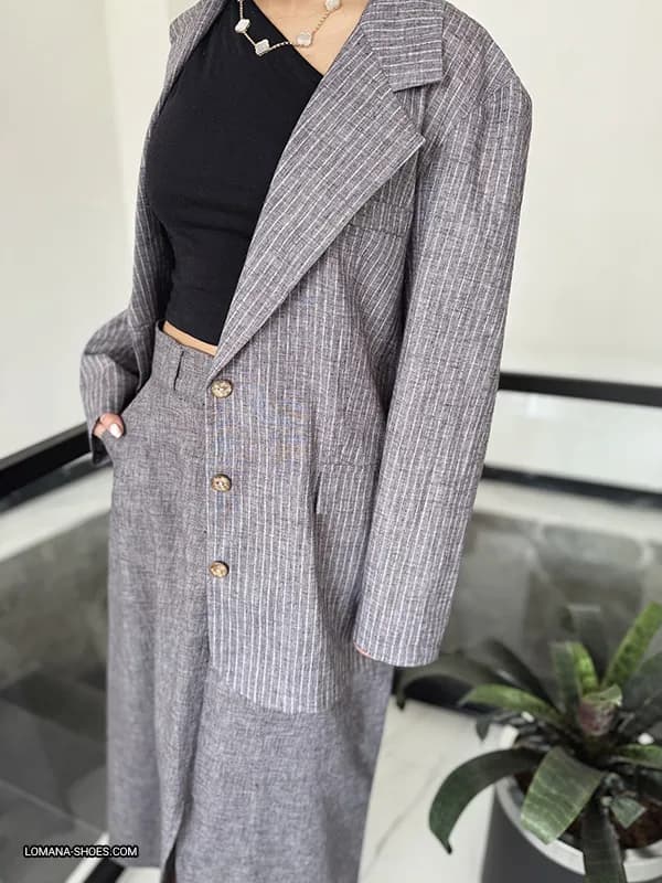 کت لینن پارلا لومانا – کد 2138 — تصویر ۶