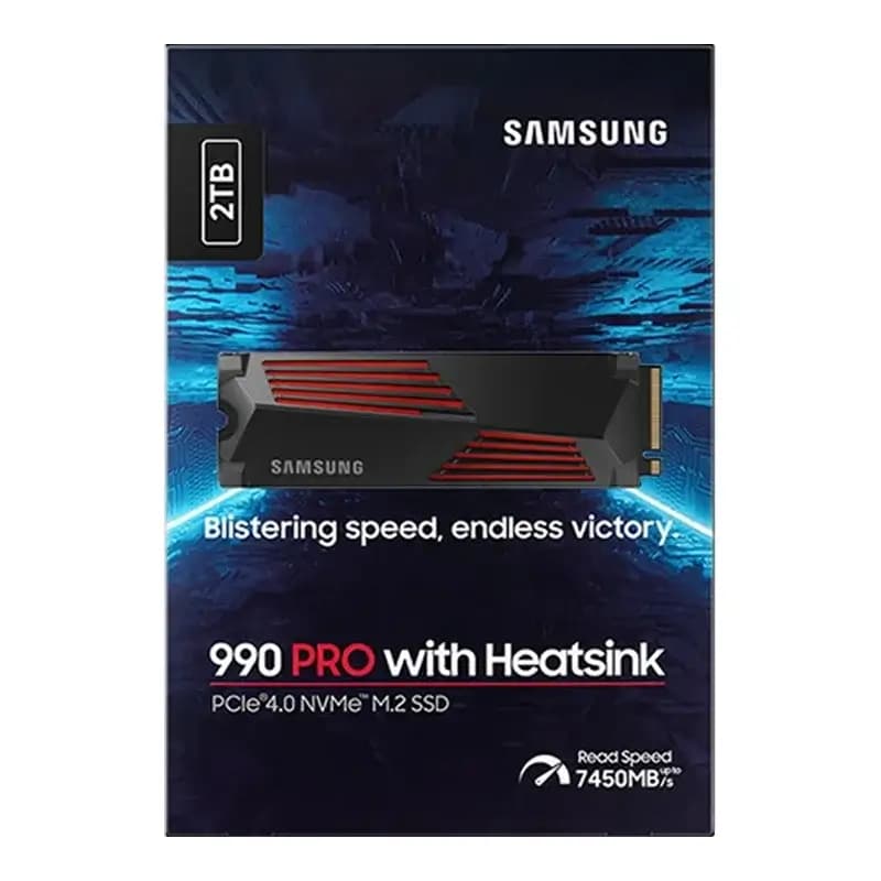 حافظه اس‌اس‌دی سامسونگ Heatsink PRO 990 M.2 ظرفیت 2 ترابایت
