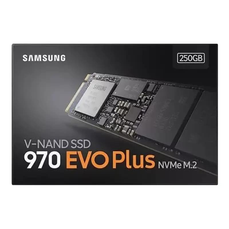 حافظه اس‌اس‌دی سامسونگ EVO PLUS 970 M.2 ظرفیت 250 گیگابایت