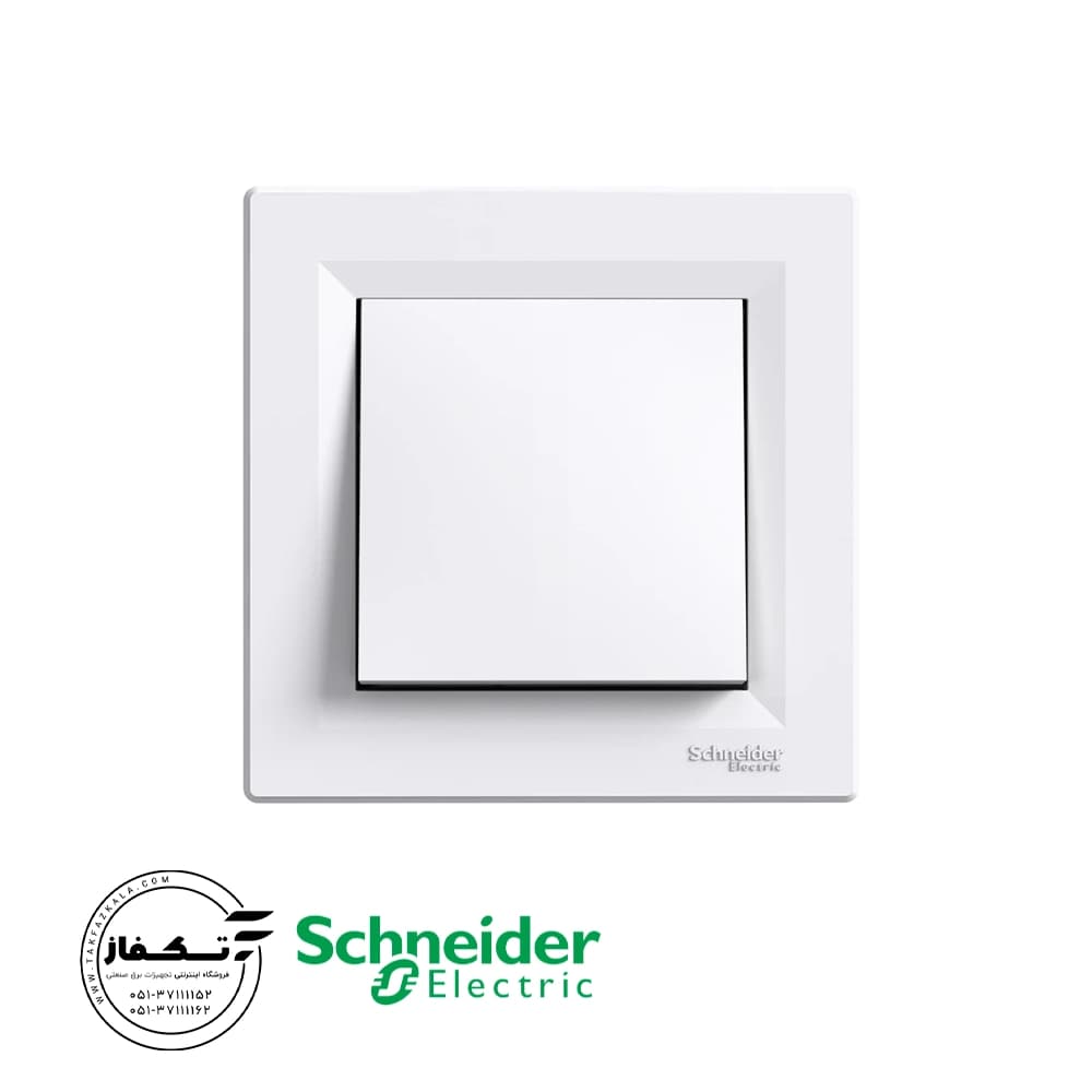 کلید تک پل ساده سفید اشنایدر EPH0100321 — تصویر ۲