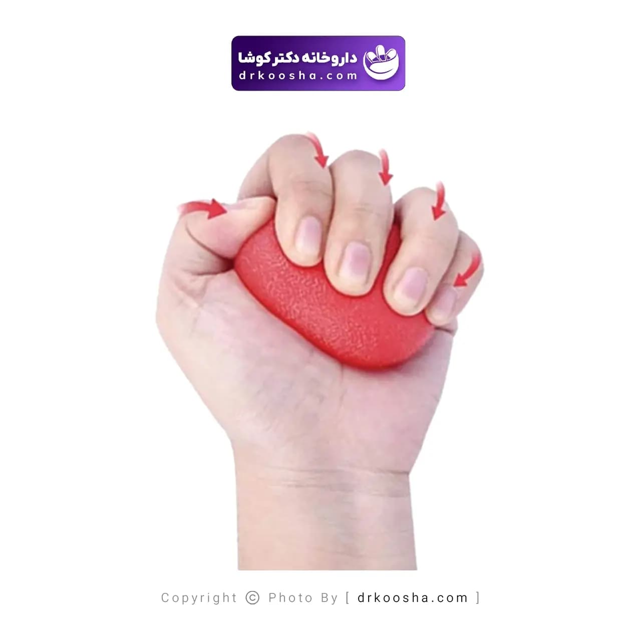توپ تقویت مچ دست ژله ای اسپنکو ژل بسته 1 عددی — تصویر ۱۱