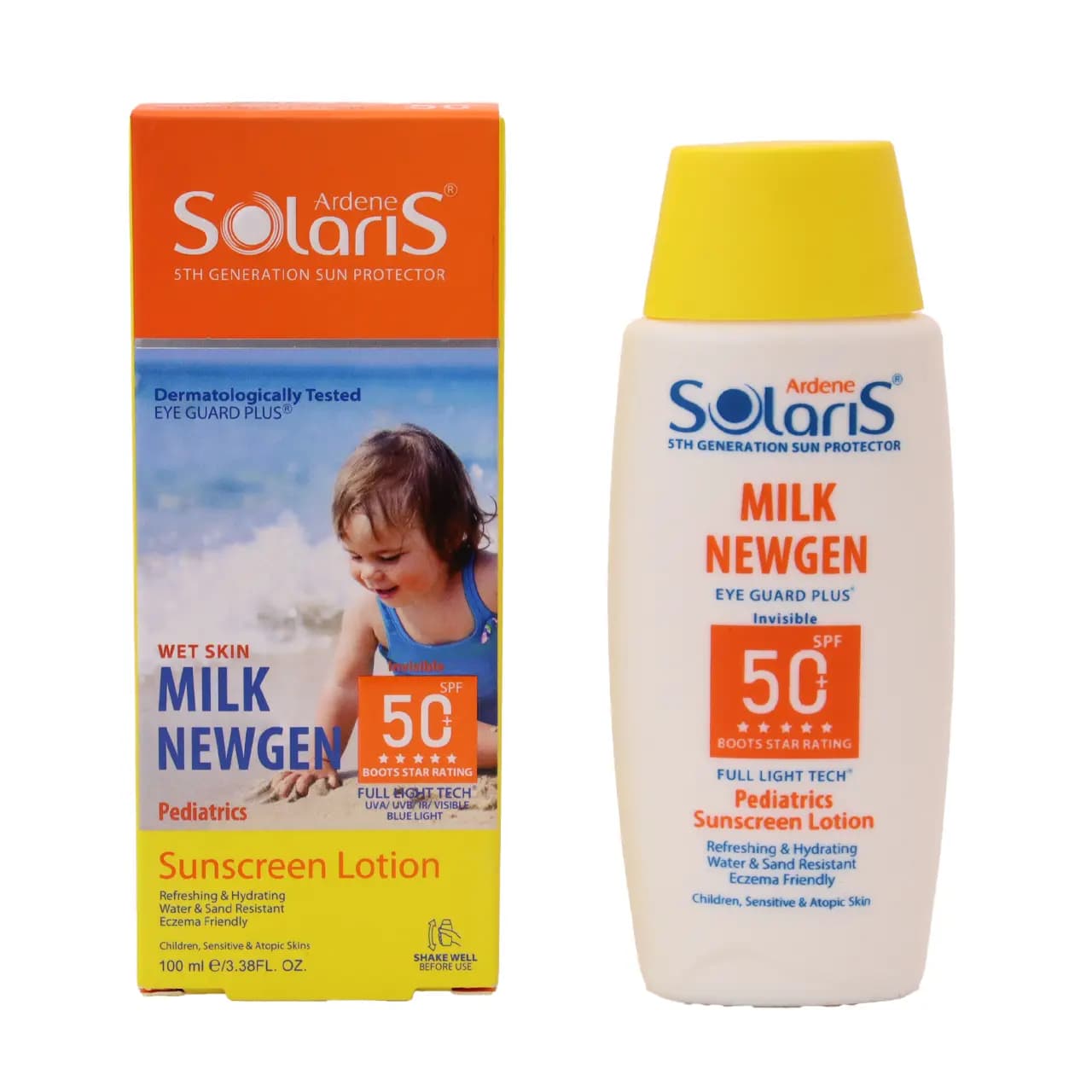 لوسیون ضد آفتاب کودک میلک نیوژن SPF50 — تصویر ۵