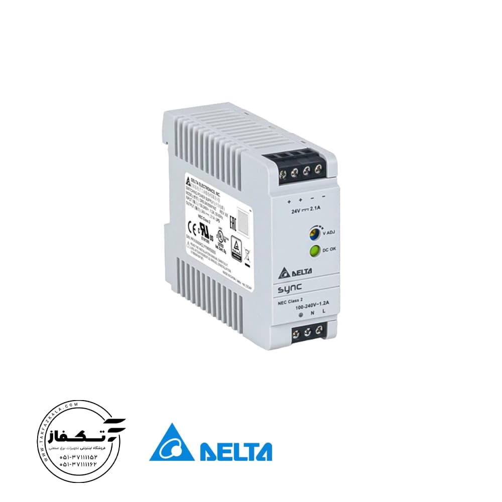 منبع تغذیه دلتا مدل DRS-24V50W1NR — تصویر ۲